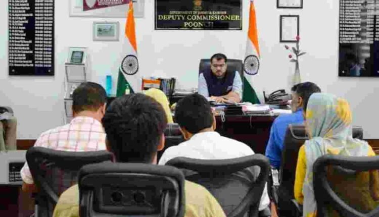 DC Poonch chairs District Level NCORD meeting to review anti- Drug abuse measures