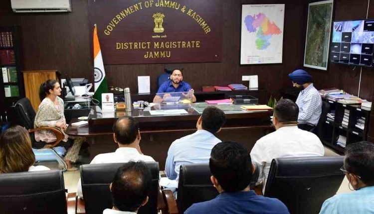 DC Jammu calls for speedy land transfer for vital projects