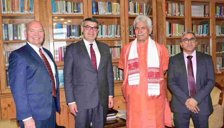 US Embassy Officials Meet J&K Lieutenant Governor Manoj Sinha at Raj Bhawan