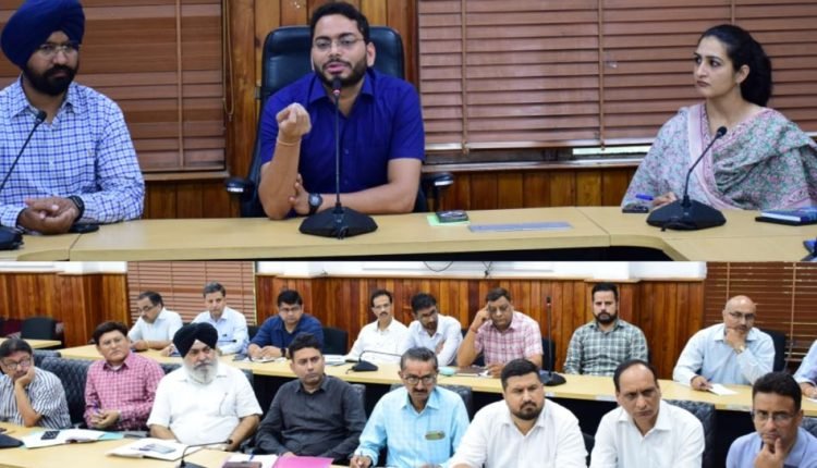 DC Jammu urges officers to be punctual, strengthen public outreach