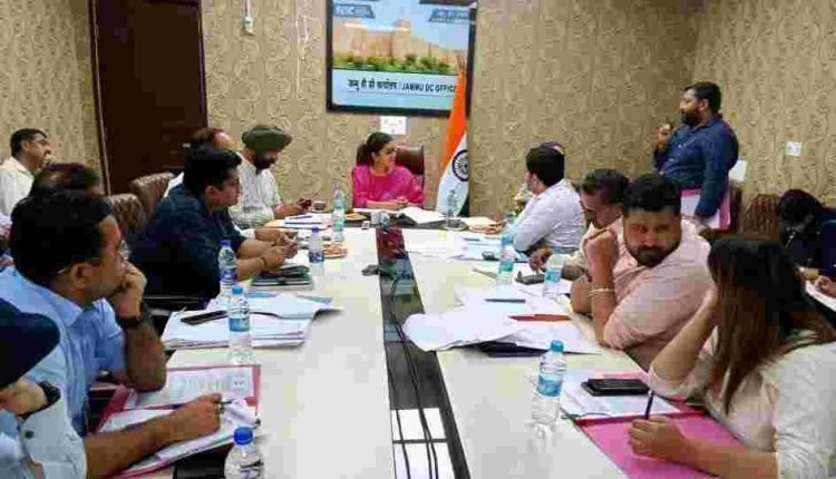 DC Jammu discusses revenue related matters, services