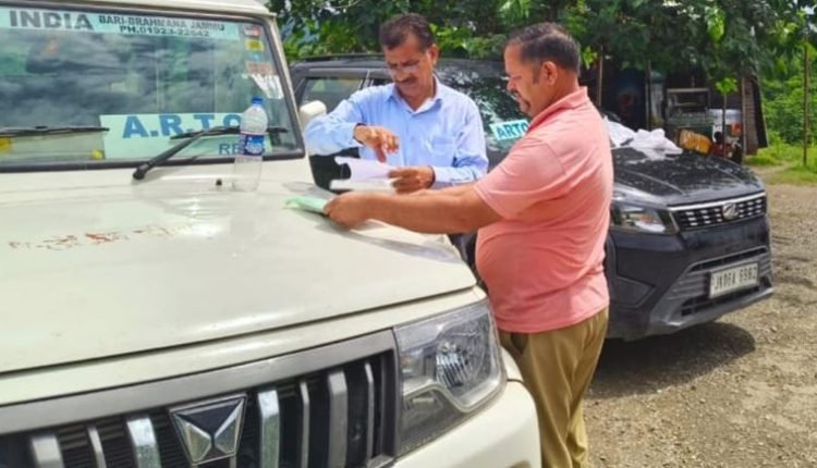 MVD Reasi challans 36 vehicles