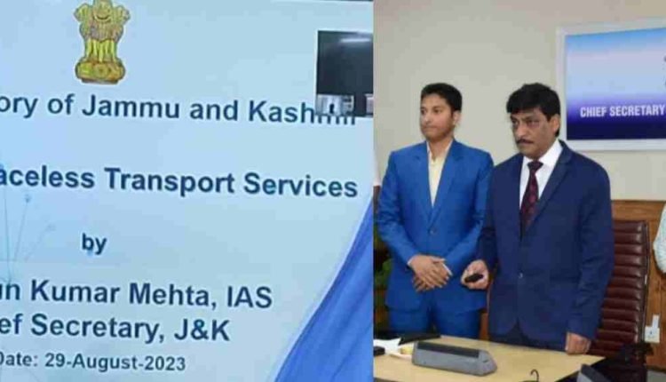 J&K tops after adding 16 more services of Tpt Department to its tally of online services
