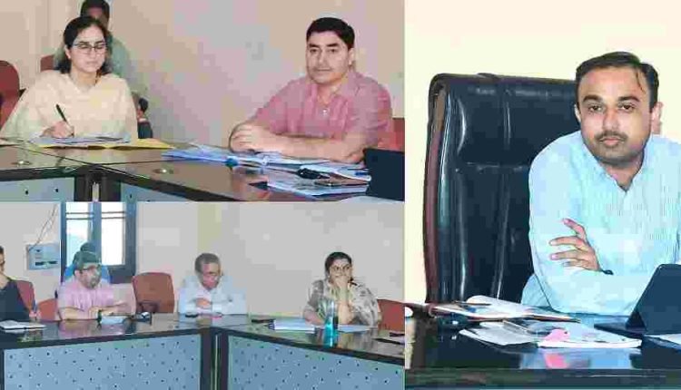 Div Com reviews working of Revenue Department in Samba District