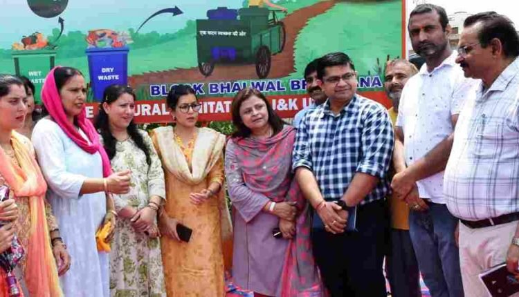 DC Jammu inaugurates ODF Plus Model Panchayat Muthi Maira in Block Bhalwal Brahmana