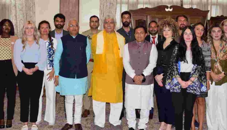 Lt Governor interacts with Young leaders from 9 countries visiting India under ICCR's Gen Next Democracy Network Programme