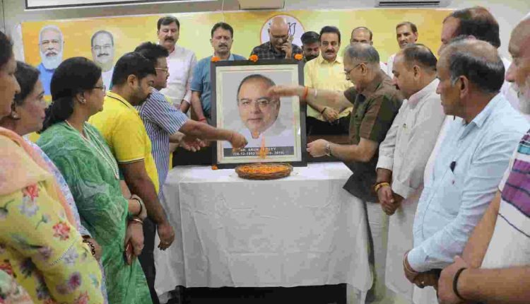BJP pays tributes to Arun Jaitley on his 4th death anniversary