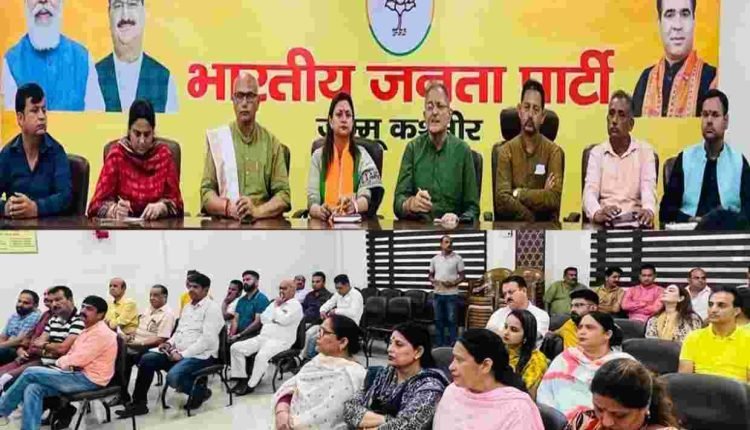 BJP alone capable of fulfilling aspirations of general public in J&K: Kavinder 