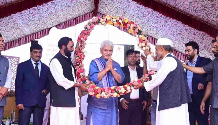 Lt Governor Manoj Sinha inaugurates Veshaw Literary Festival at Kulgam