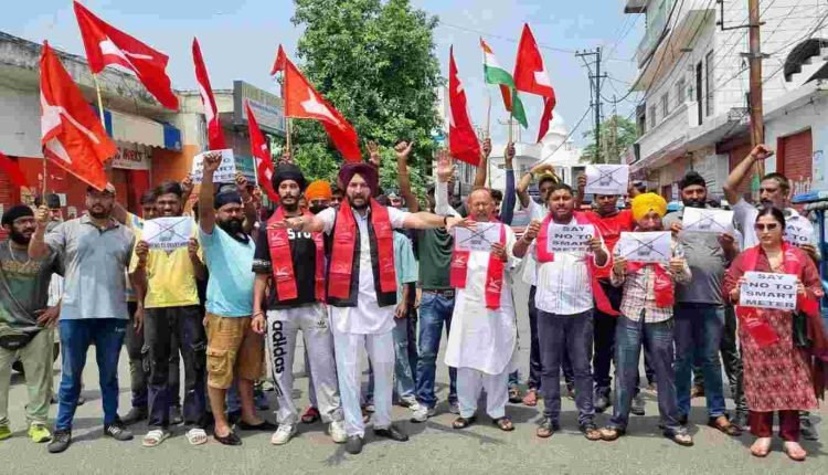 Youth National Conference stages protest against installation of Smart Meters 