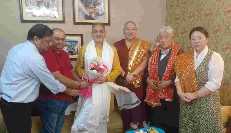 Tibetan Parliamentarians call on Kavinder, seek support against China’s belligerence  