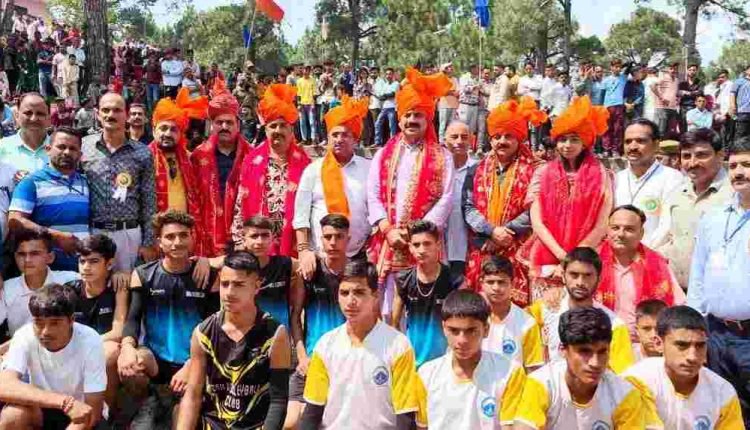 Jugal Kishore MP led Amrit Kalash Yatra in SMVD Constituency