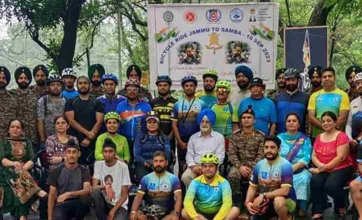 Bicycle Rally conducted to Honour 1965 Indo Pak War Heroes