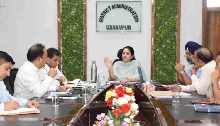 Deputy Commissioner reviews Progress of PMGSY Projects in District Udhampur