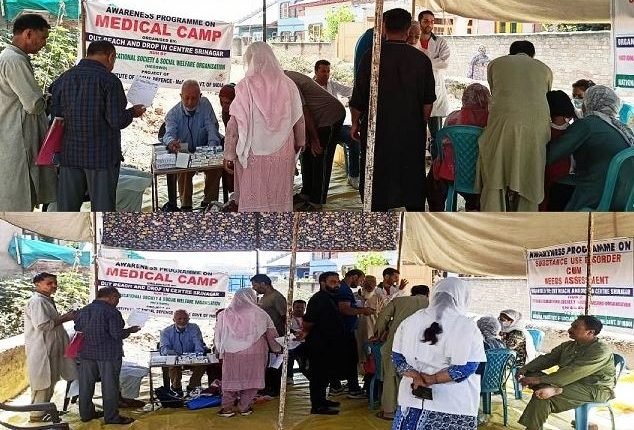 Out Reach and Drop In Centre, Srinagar organizes Medical Camp on Drug Menace