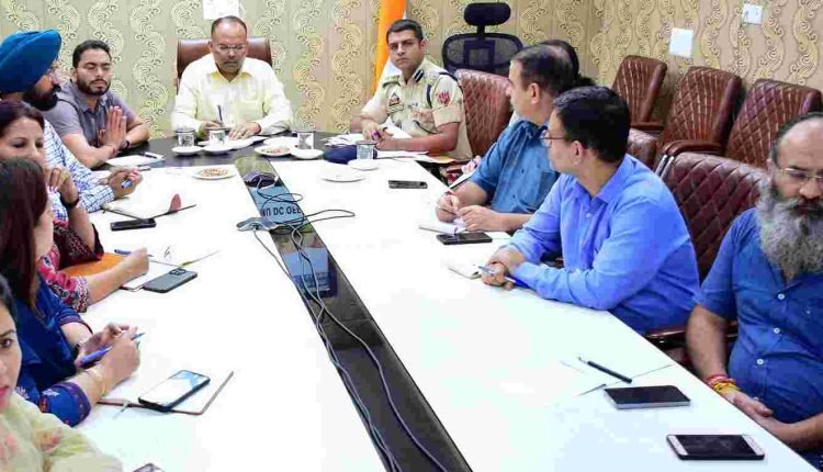 CEO reviews preparations for ULB elections in Jammu