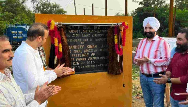 Director Rural Sanitation conducts extensive tour of Kathua district