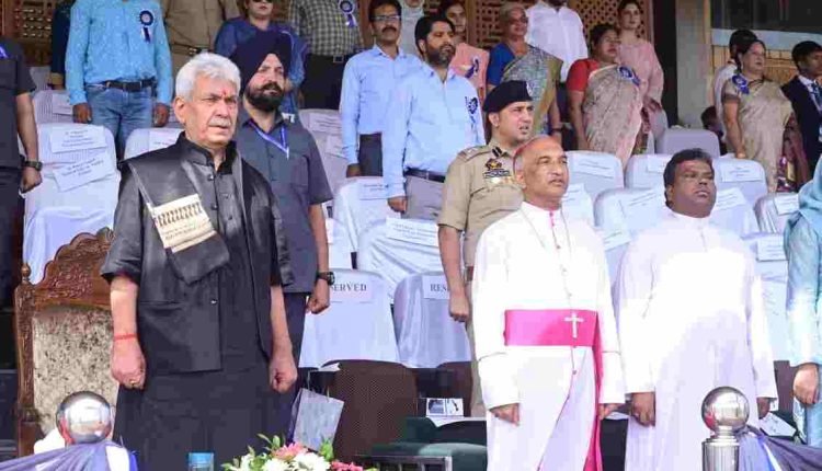 Lt Governor inaugurates annual Sports Meet of Burn Hall School at Bakshi Stadium