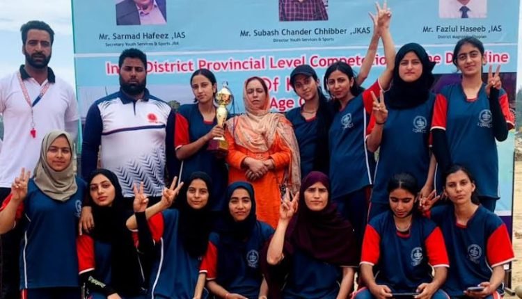 Baramulla emerges Victorious in Inter-District Kho Kho Under 19 Girls Competition