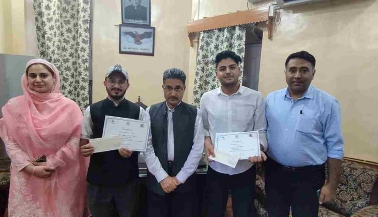 Two students of SP College secure 4th position in Traffic Hackathon-2022