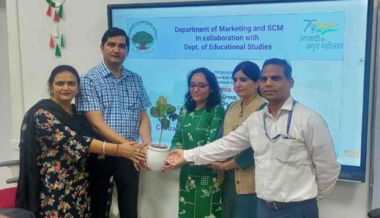 Guest Lecture on Career Opportunities in India & Abroad at CUJ