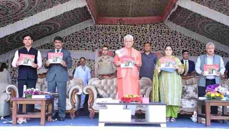 Lt Governor inaugurates and lays foundation stones for various development projects in Ganderbal