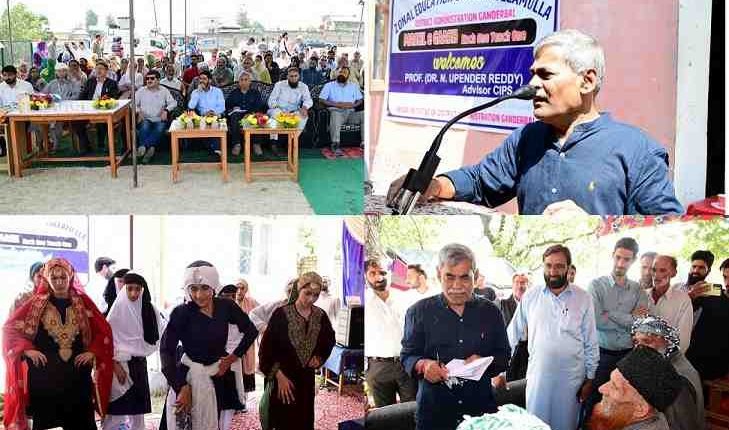 Advisor for CIPS Dr. N. Upender Reddy visits several schools in Ganderbal