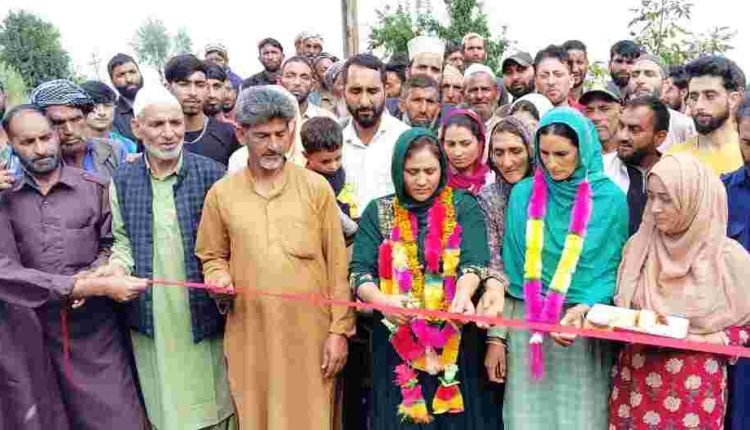 DDD Chairperson Ramban kick starts work on Tube well at upper Dalwah Gujjer Gali