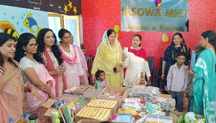 IASOWA J&K members conducted donation drive at Jammu and Delhi