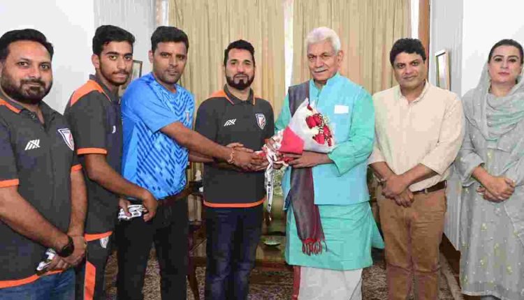 SAFF Championship winners call on Lt Governor