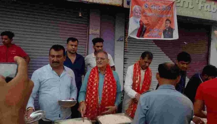 PM Modi's 73rd birthday celebrated with enthusiasm & prayers for his longevity in Gandhi Nagar Constituency