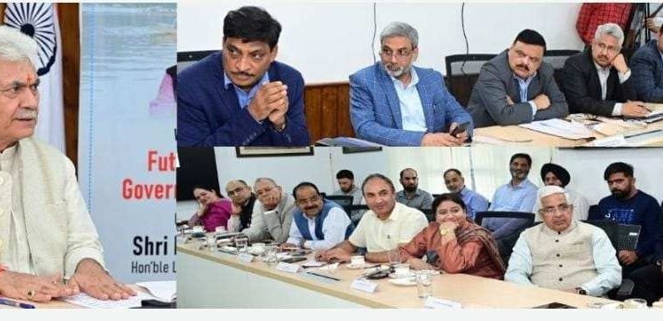 Lt Governor Manoj Sinha Chairs High-Level Meeting to Foster 'Future-Ready Governance' in Jammu and Kashmir
