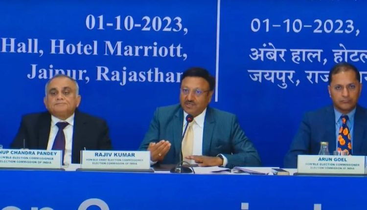 Chief Election Commissioner Affirms Commitment to Free and Fair Elections, Focus on Voter Turnout in Rajasthan