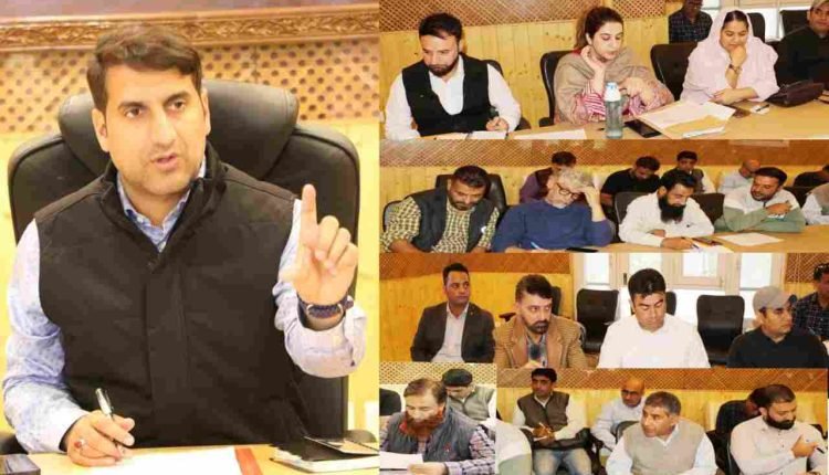 DC Srinagar reviews progress in implementation of PMAY-Urban scheme
