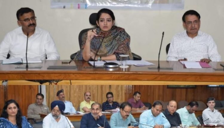 DC reviews Swachhcha 3.0, winter preparedness and other developmental works in Udhampur