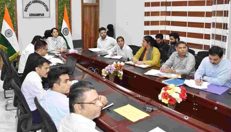 DC reviews progress of holistic Agriculture Development Plan in Udhampur