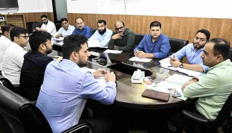 Divisional Commissioner Jammu, Ramesh Kumar today chaired a meeting of concerned Deputy Commissioners and officers of NHAI