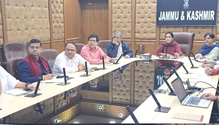 Commissioner Secretary IT reviews e-Office implementation across J&K