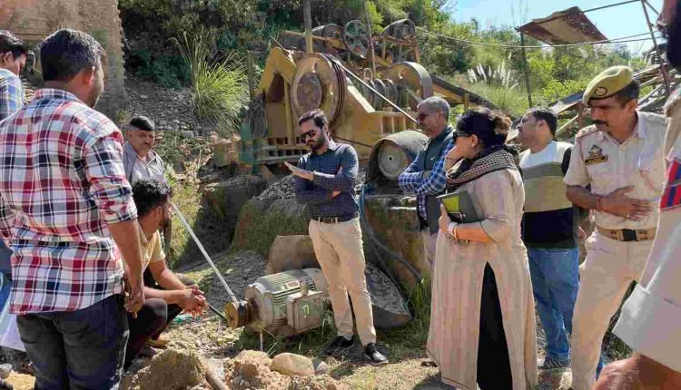 District Administration Samba takes decisive action against illegal mining