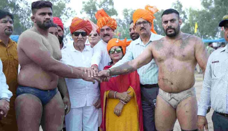 Annual 'Vishal Dangal' at Tohana-Tibba: A Wrestling Extravaganza in Memory of Social Reformer Peer Monganath
