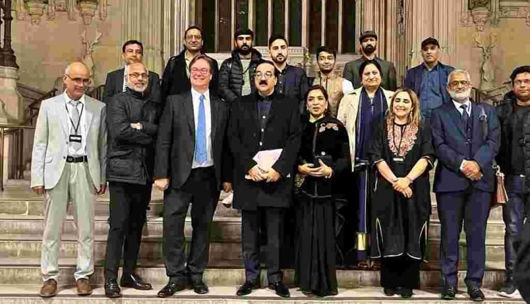 M.K Ajatshatru & Kuwarani Dr Ritu Singh celebrate J&K Accession Day at House of Commons, UK Parliament