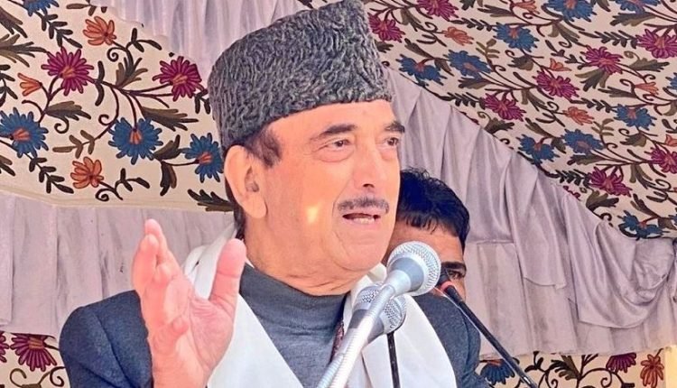 Ghulam Nabi Azad Declares DPAP's Entry into Lok Sabha Elections, Aims to Amplify J&K's Voice in Parliament