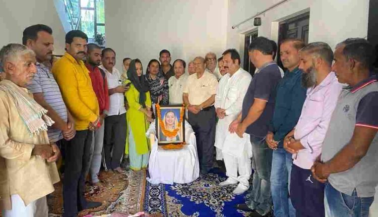 Condolence Visit by Provincial President Rattan Lal Gupta and Sheikh Bashir Ahmed to Aghar Jitto Katra