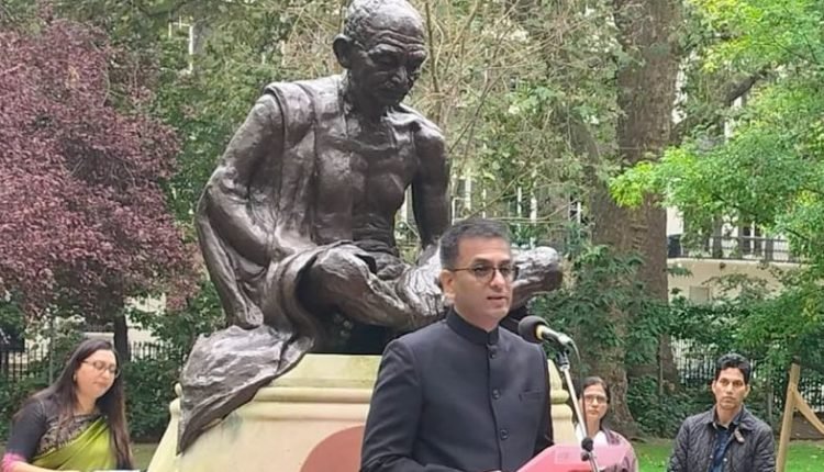 Chief Justice Chandrachud Commemorates Gandhi's Commitment to Social Justice and Equality in the UK