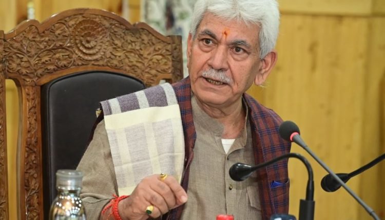 J&K Urban Local Body Elections Await Delimitation Completion: Lt. Governor Sinha Addresses Future Plans