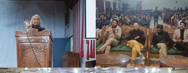 Prof. H C Verma held special interaction with students of NIT Srinagar