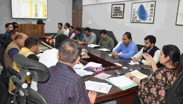 DDC reviews progress of Key RDD Sector Schemes in Udhampur