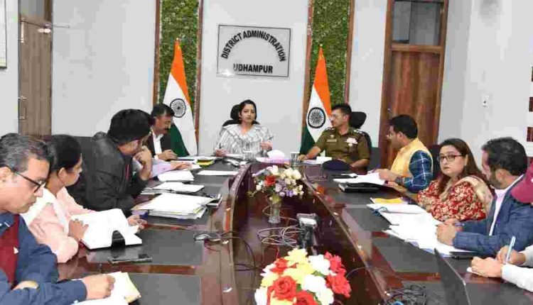 District-level NCORD Committee reviews measures initiated to combat drug menace in Udhampur