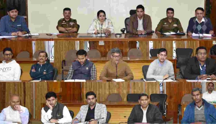 Arrangements discussed for Viksit Bharat Sankalp Yatra in Udhampur