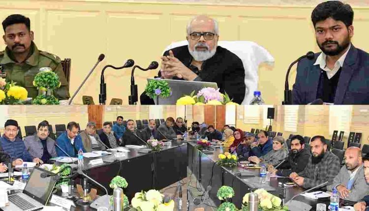 Union Joint Secretary reviews arrangements for Viksit Bharat Sankalp Yatra at Ganderbal